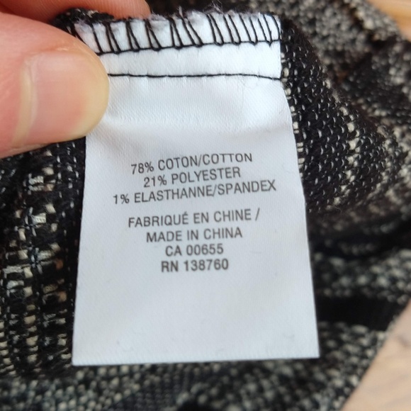 Reitmans | Black/White Zipper-front Skirt - Picture 6 of 6